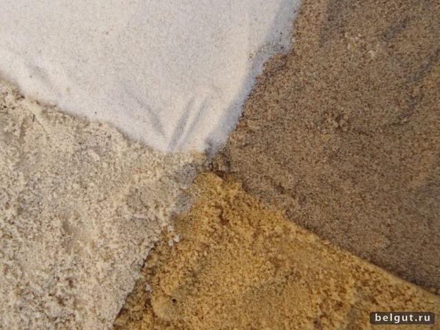 4 разновидности песка (фото)